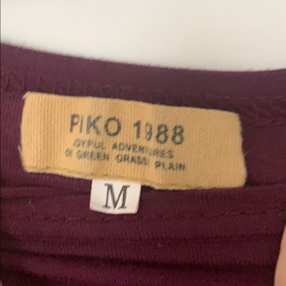 Maroon Piko Shirt - Picture 3 of 3